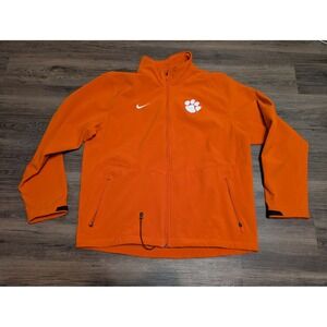 Nike Clemson Tigers NCAA Orange Full Zip Jacket XL Mens‎
